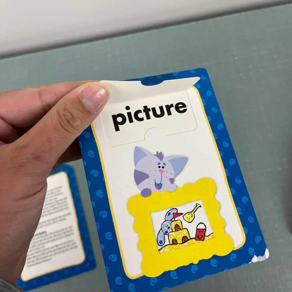 Vintage Blue Clues In My House First Words Flashcards Set 2003 Viacom Nick Jr